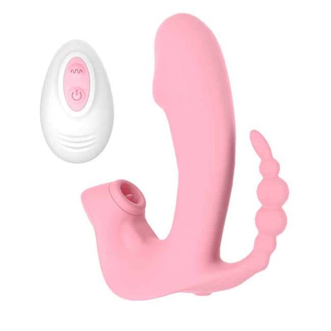 Priser på Celestials Laura 3i1 Multi Vibrator Pink